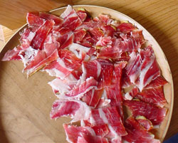 Plato de jamon