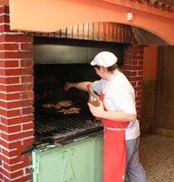 Parrilla del Hostal Restaurante Asturias