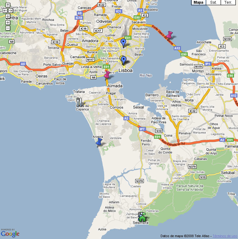 Mapa interactivo de Google