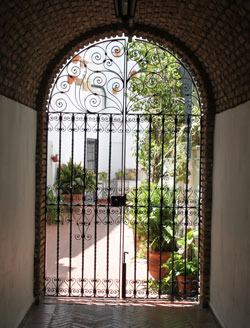 Puerta de patio